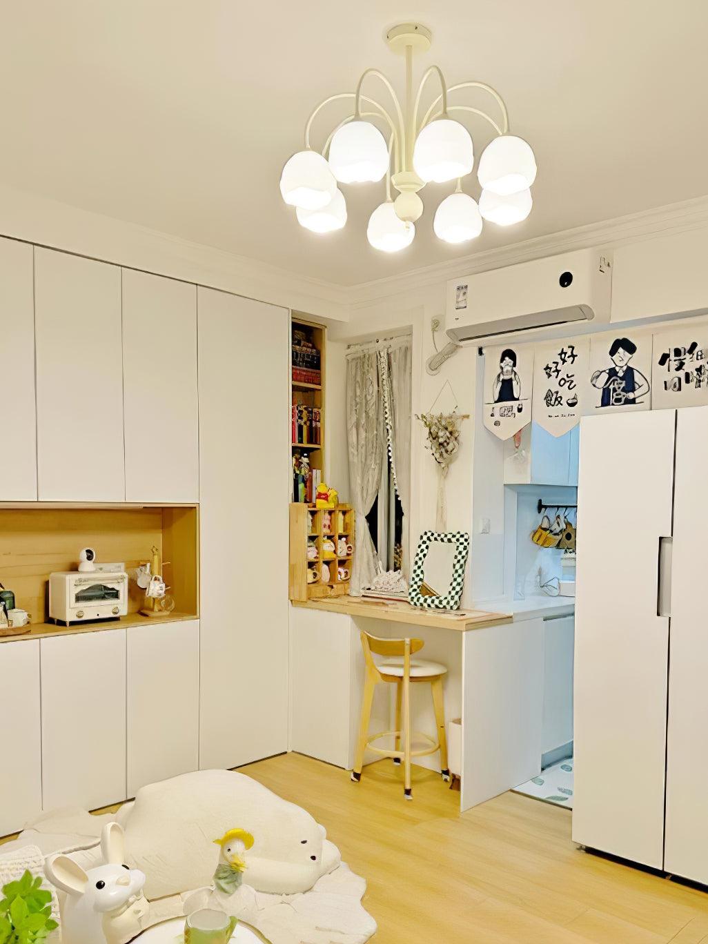 Creamy Glass  Chandelier - Lumpaz