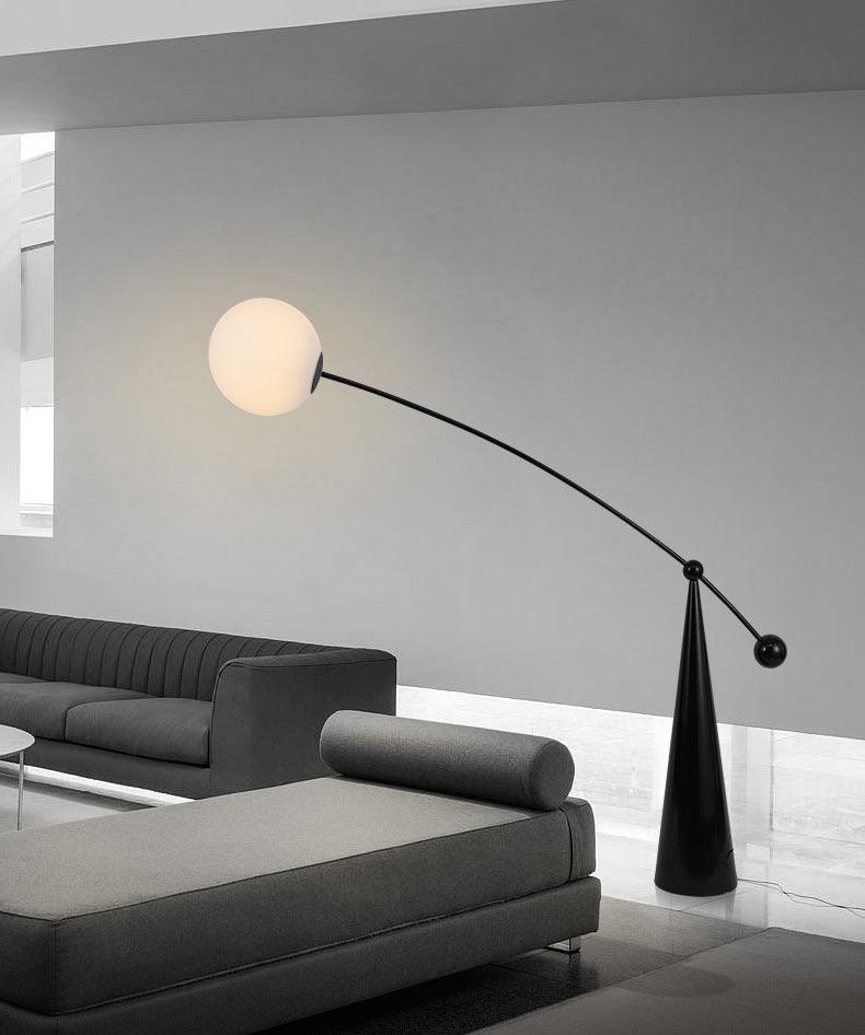 Opal Arc Floor Lamp - Lumpaz