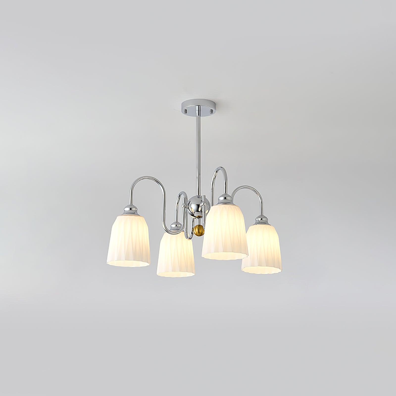 Bauhaus Pleated Chandelier - Lumpaz