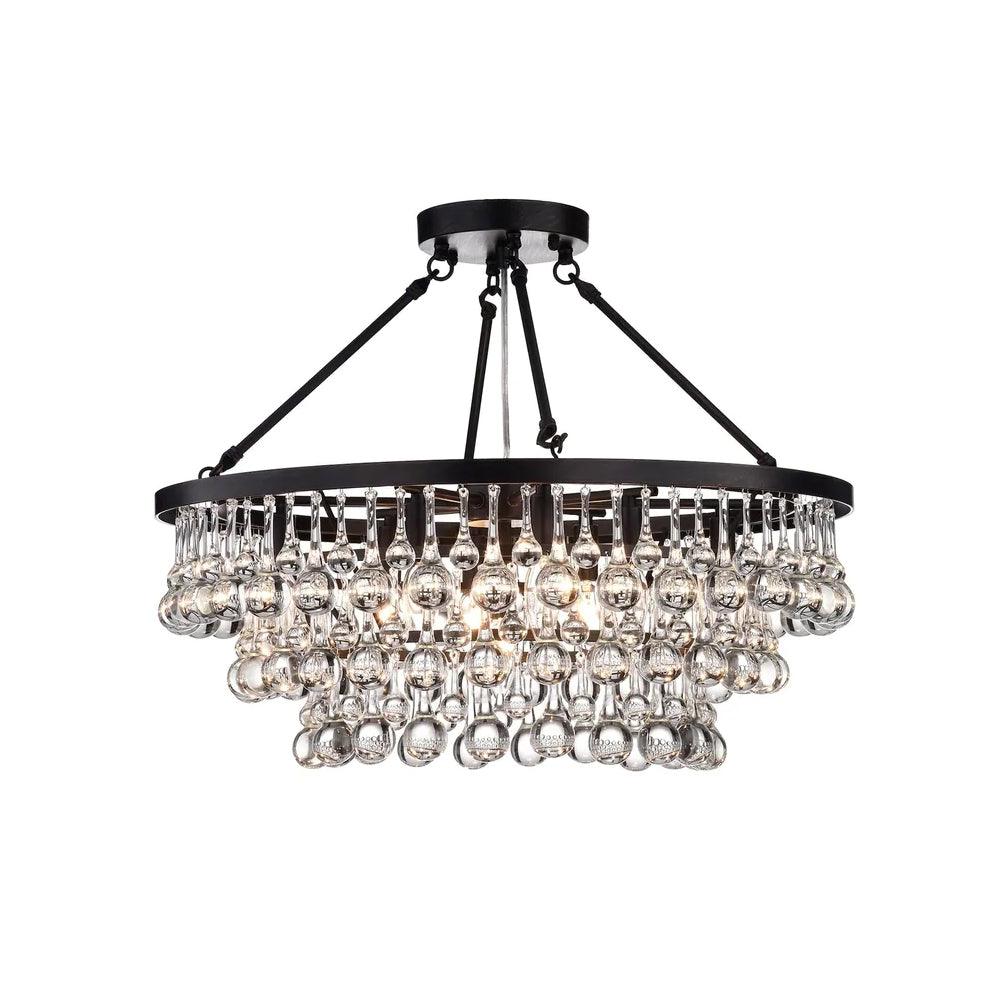 Unique Tiered Crystal Chandelier - Lumpaz