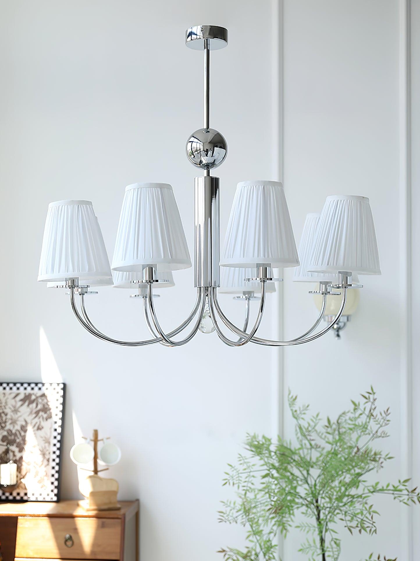 Simplicity Chrome Chandelier - Lumpaz
