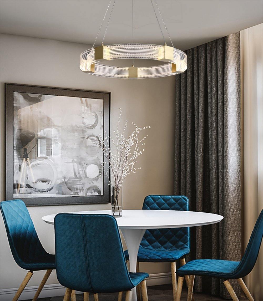 Parallel Ring LED Chandelier - Lumpaz