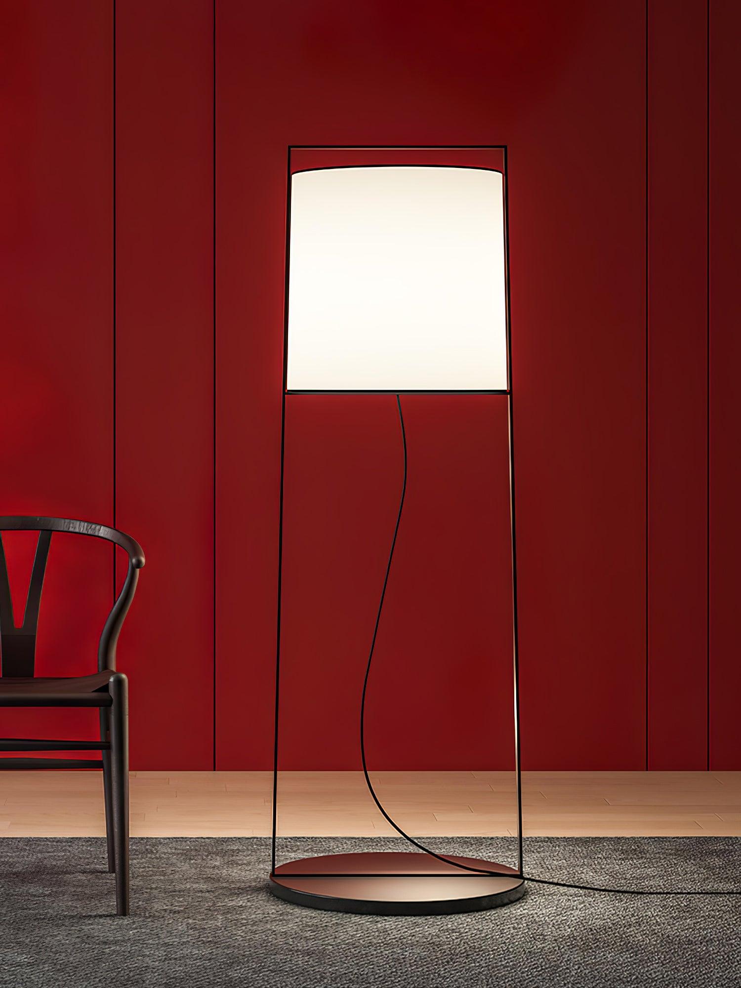 Silhouette Textile Floor Lamp - Lumpaz