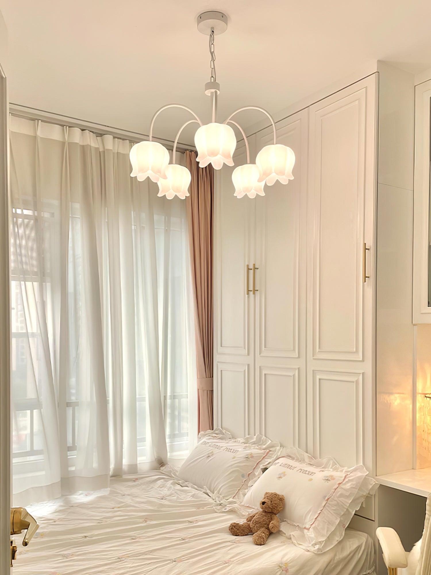 Curved Arm Bell Chandelier - Lumpaz