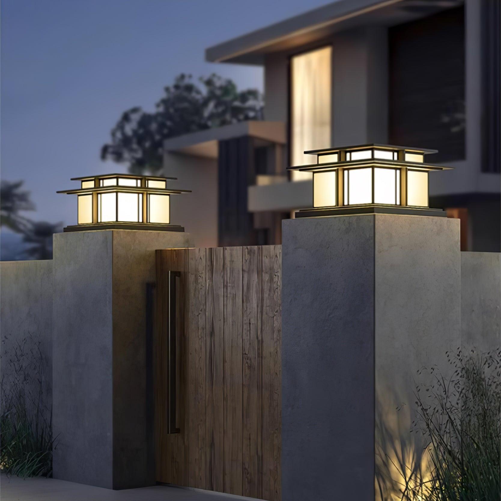 Boilyn Solar Outdoor Pillar Light - Lumpaz