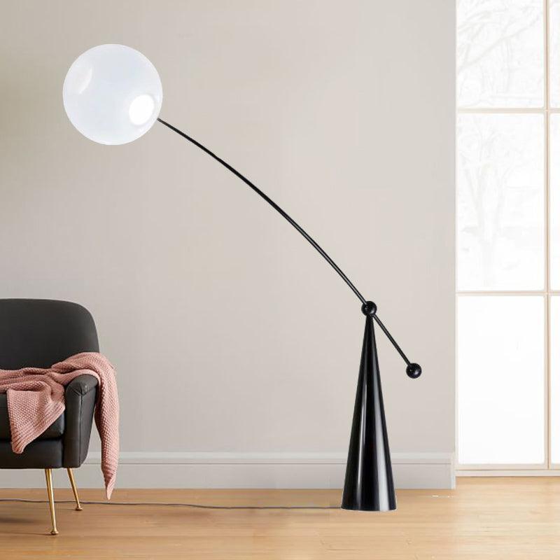 Opal Arc Floor Lamp - Lumpaz