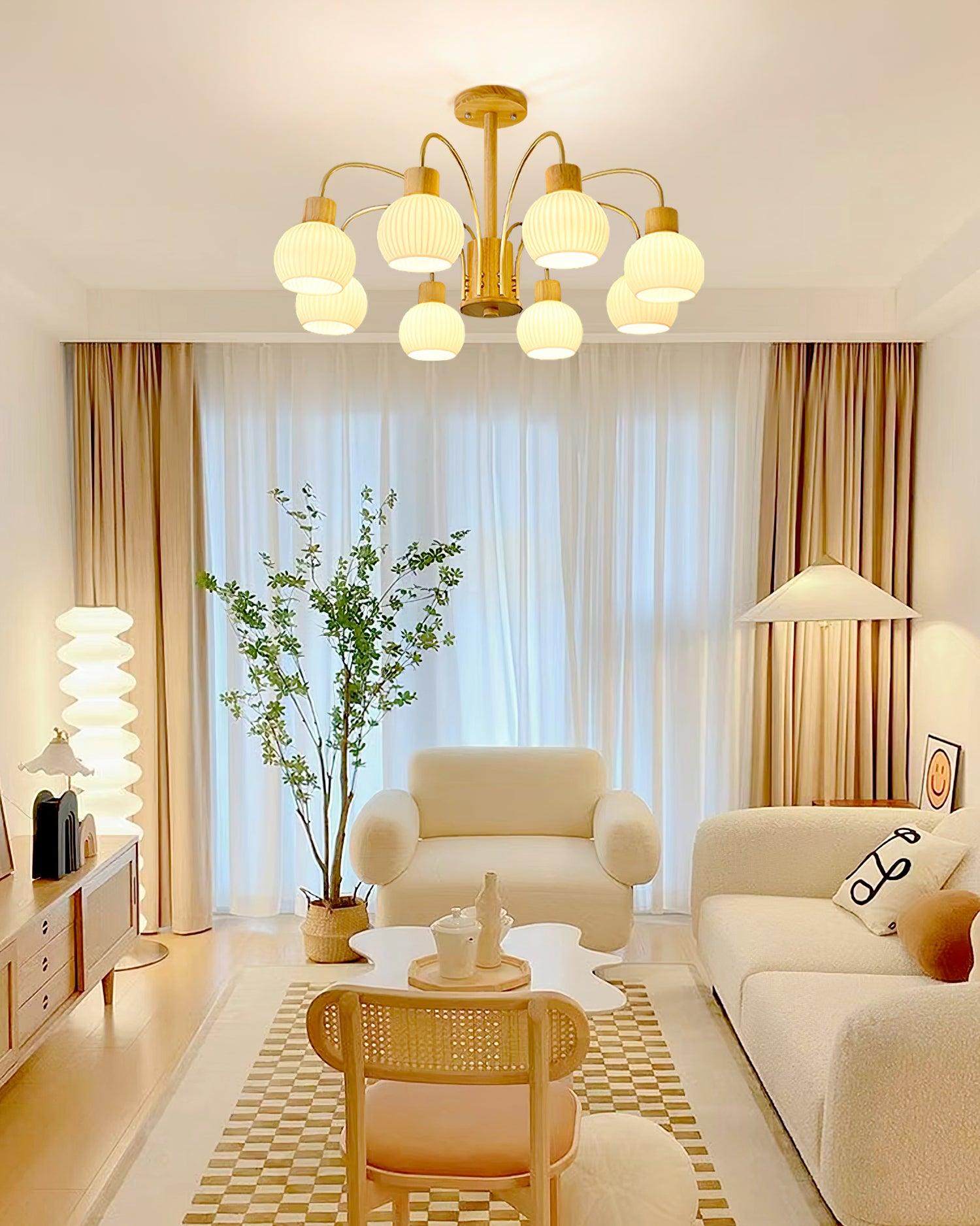 Donnelly Wooden Chandelier - Lumpaz