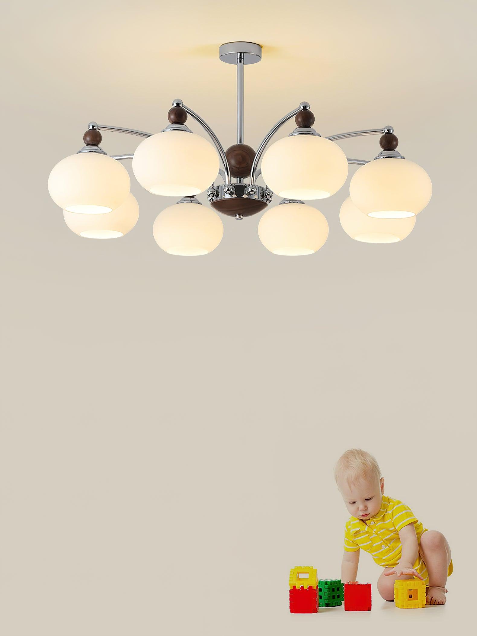 Noir Larenta Chandelier - Lumpaz