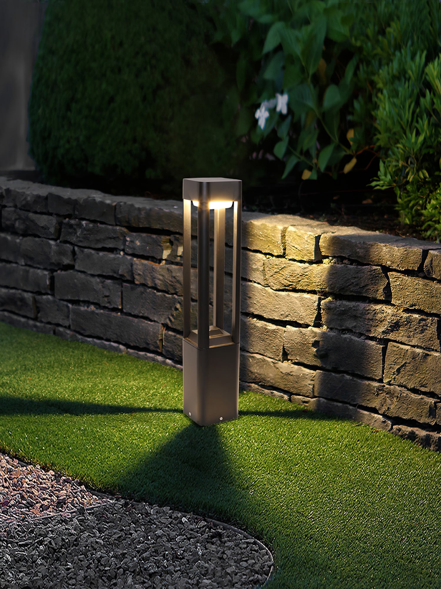 Rectangular Column Garden Light - Lumpaz
