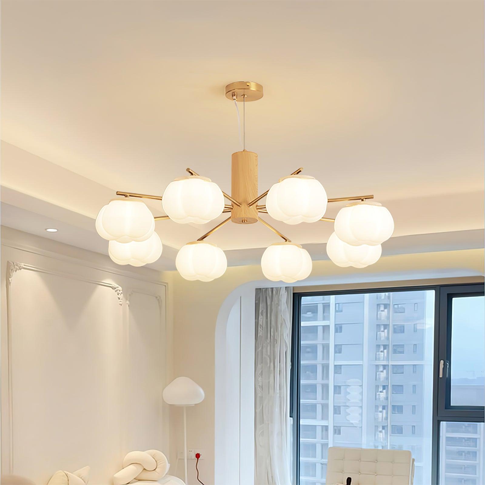 Cotton Balls Chandelier - Lumpaz
