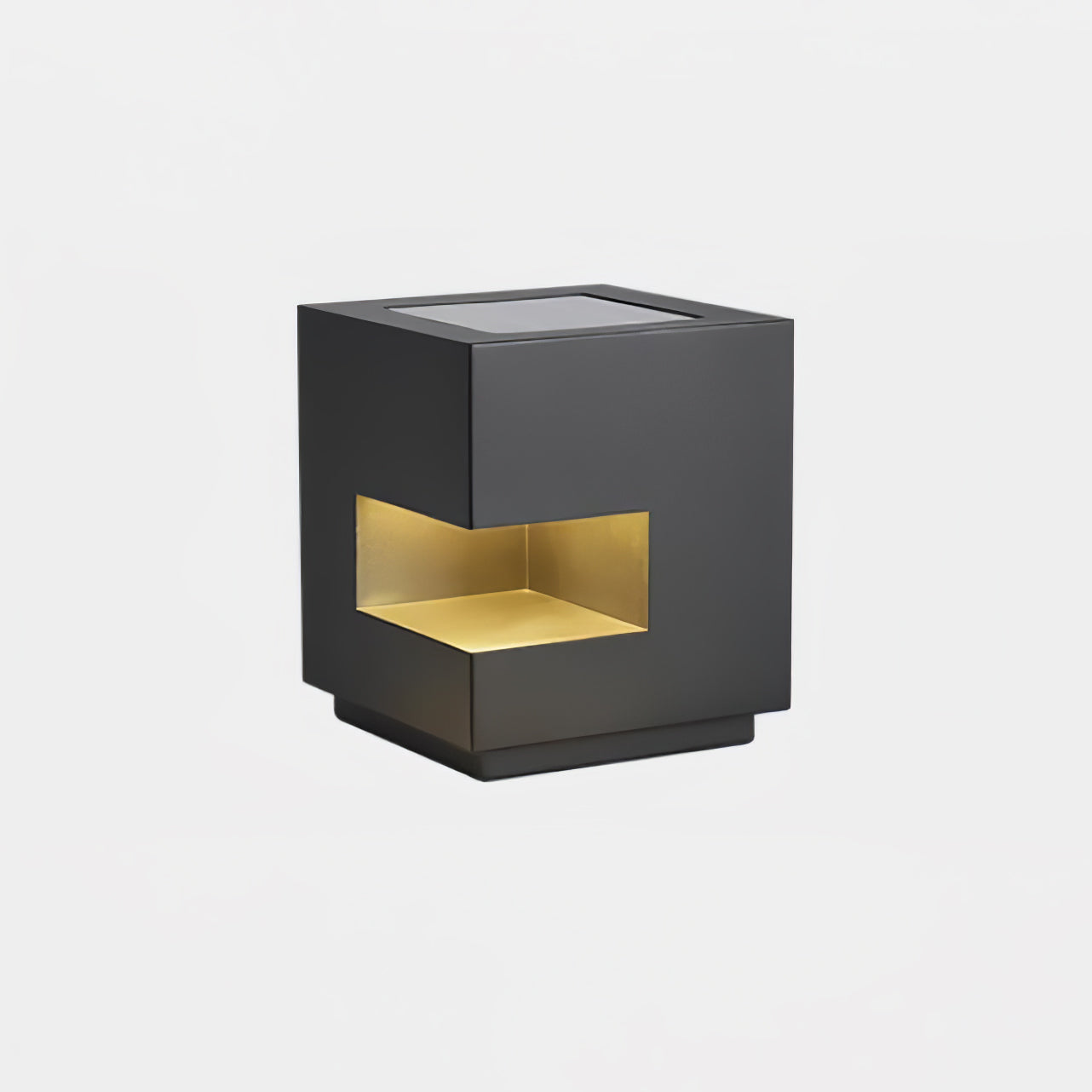 Regular Cube Solar Power Post Light - Lumpaz