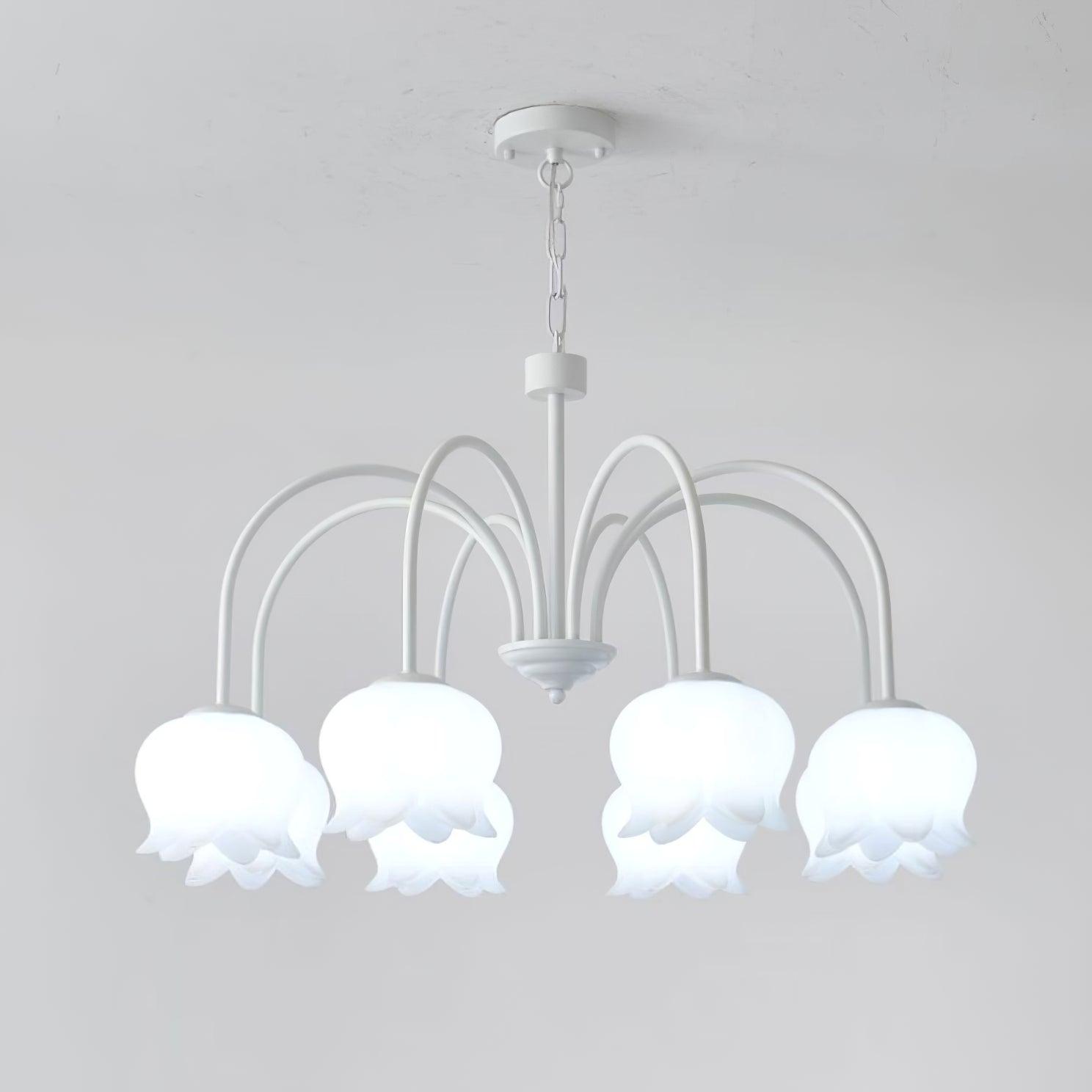Curved Arm Bell Chandelier - Lumpaz
