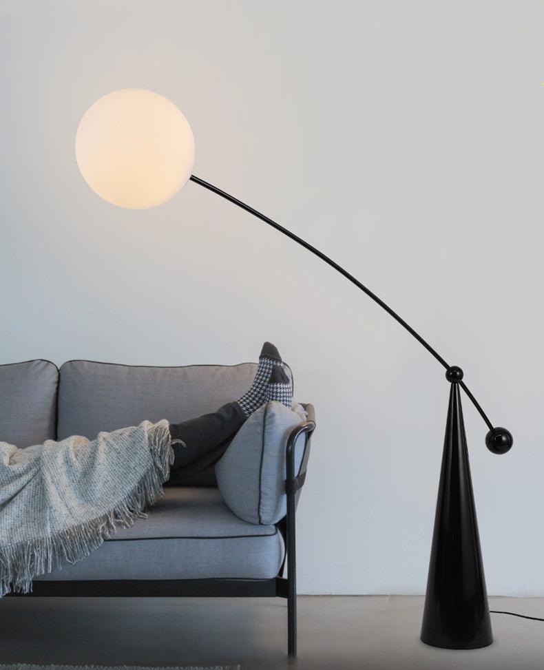 Opal Arc Floor Lamp - Lumpaz