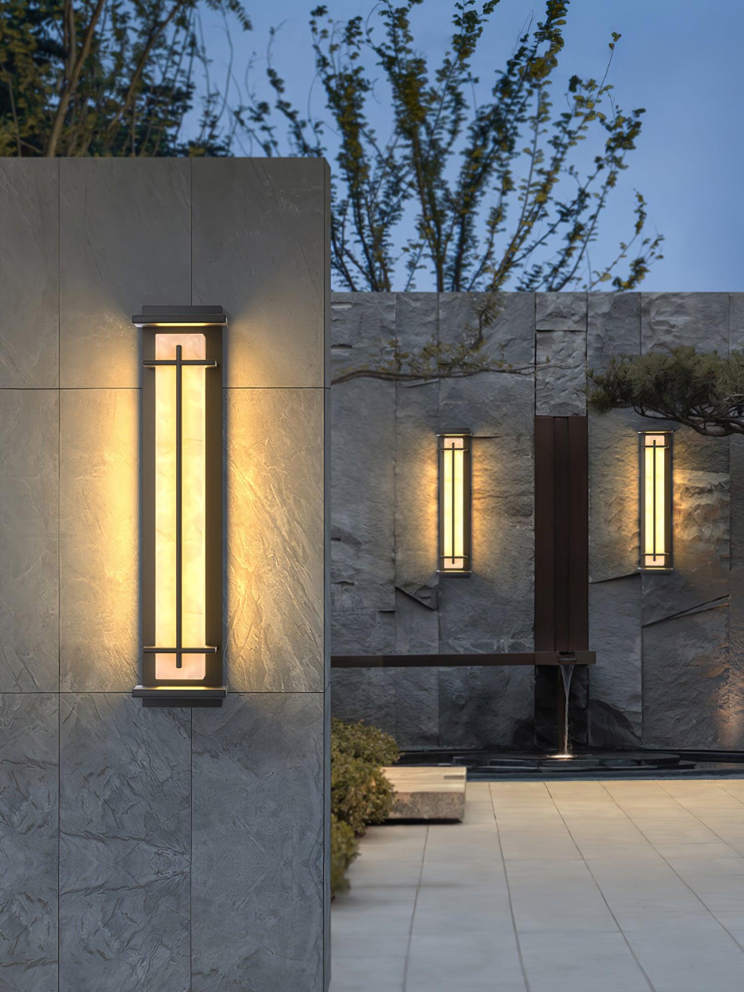 Square Outdoor Wall Light - Lumpaz