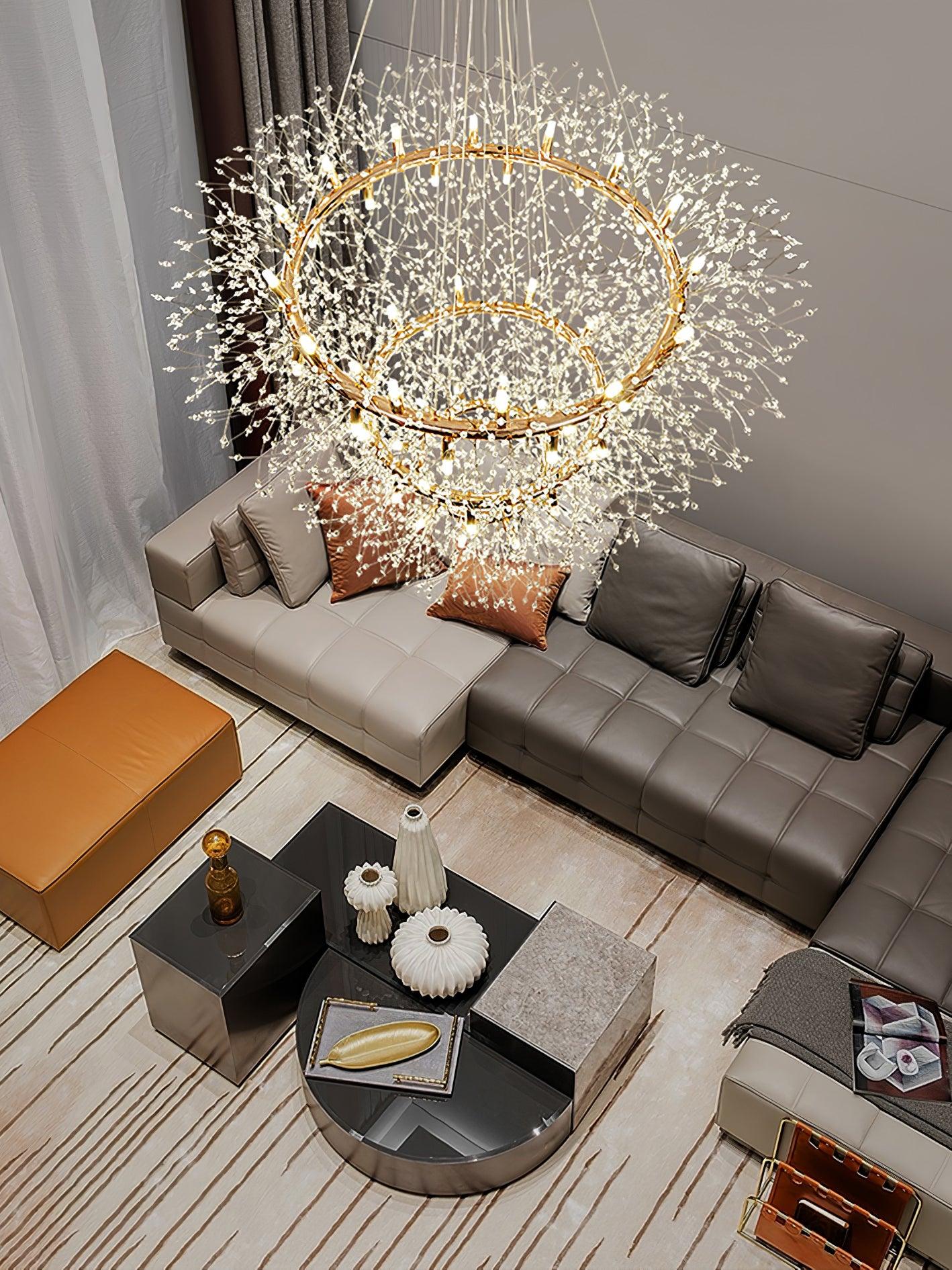 Dandelion Round Chandelier - Lumpaz