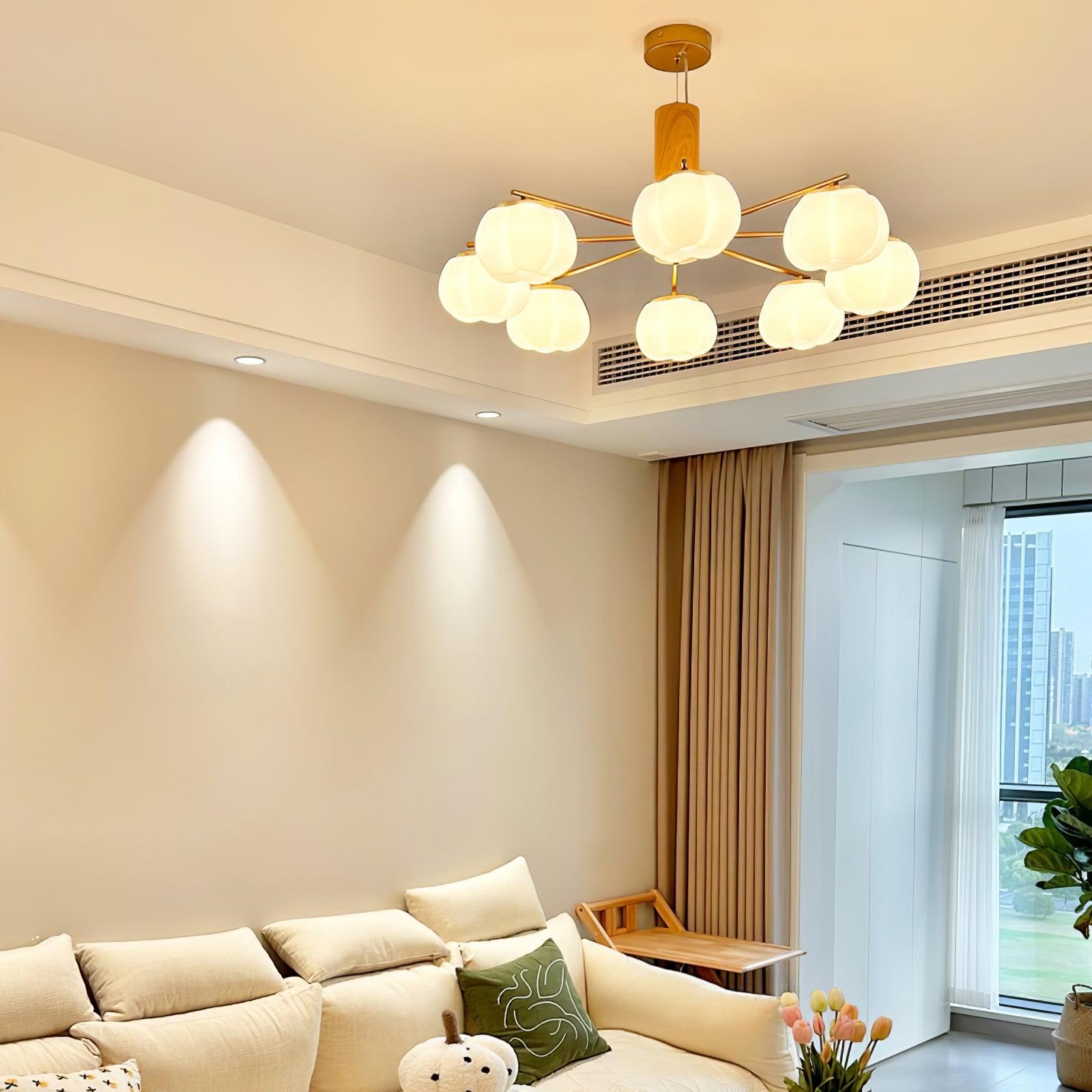 Cotton Balls Chandelier - Lumpaz