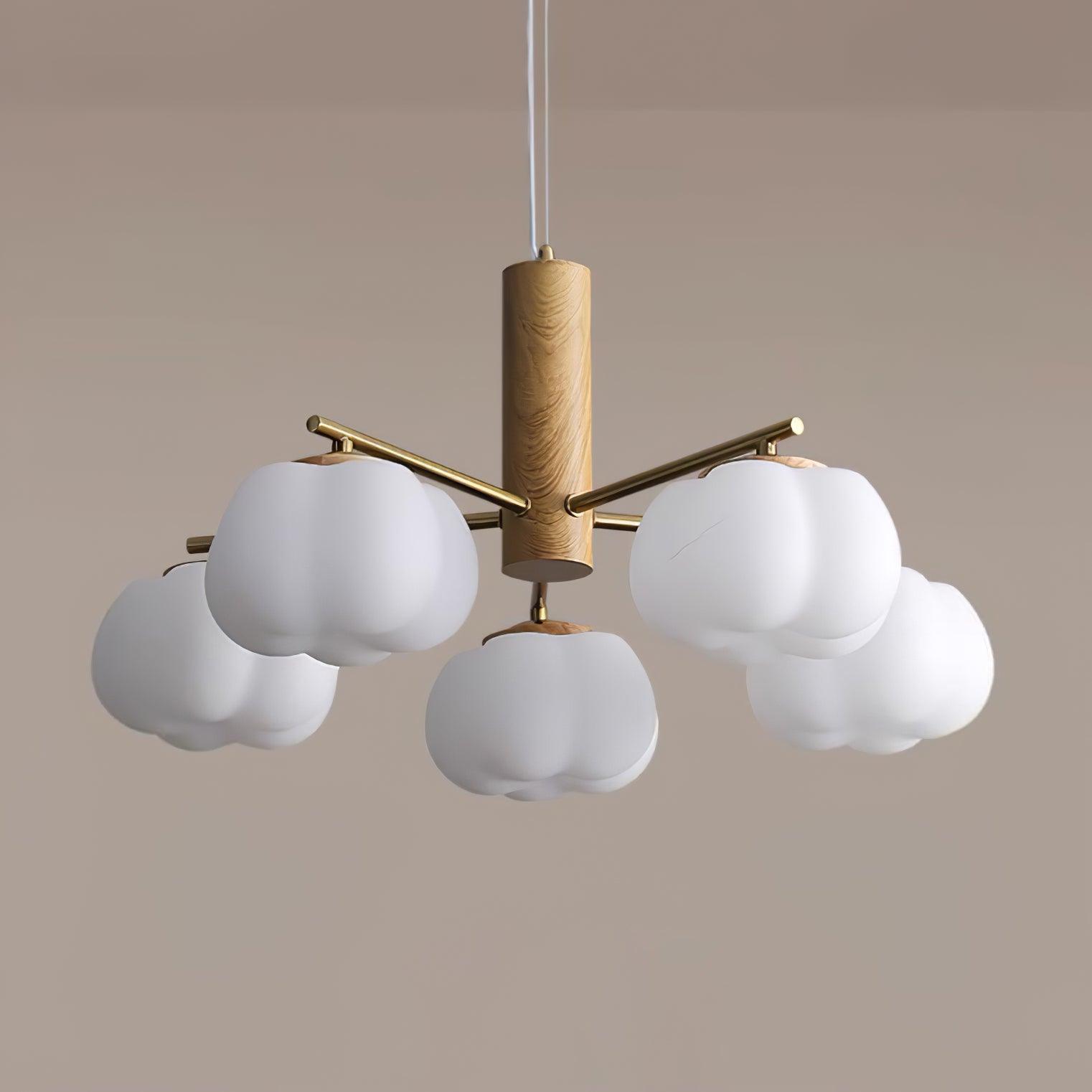 Cotton Balls Chandelier - Lumpaz