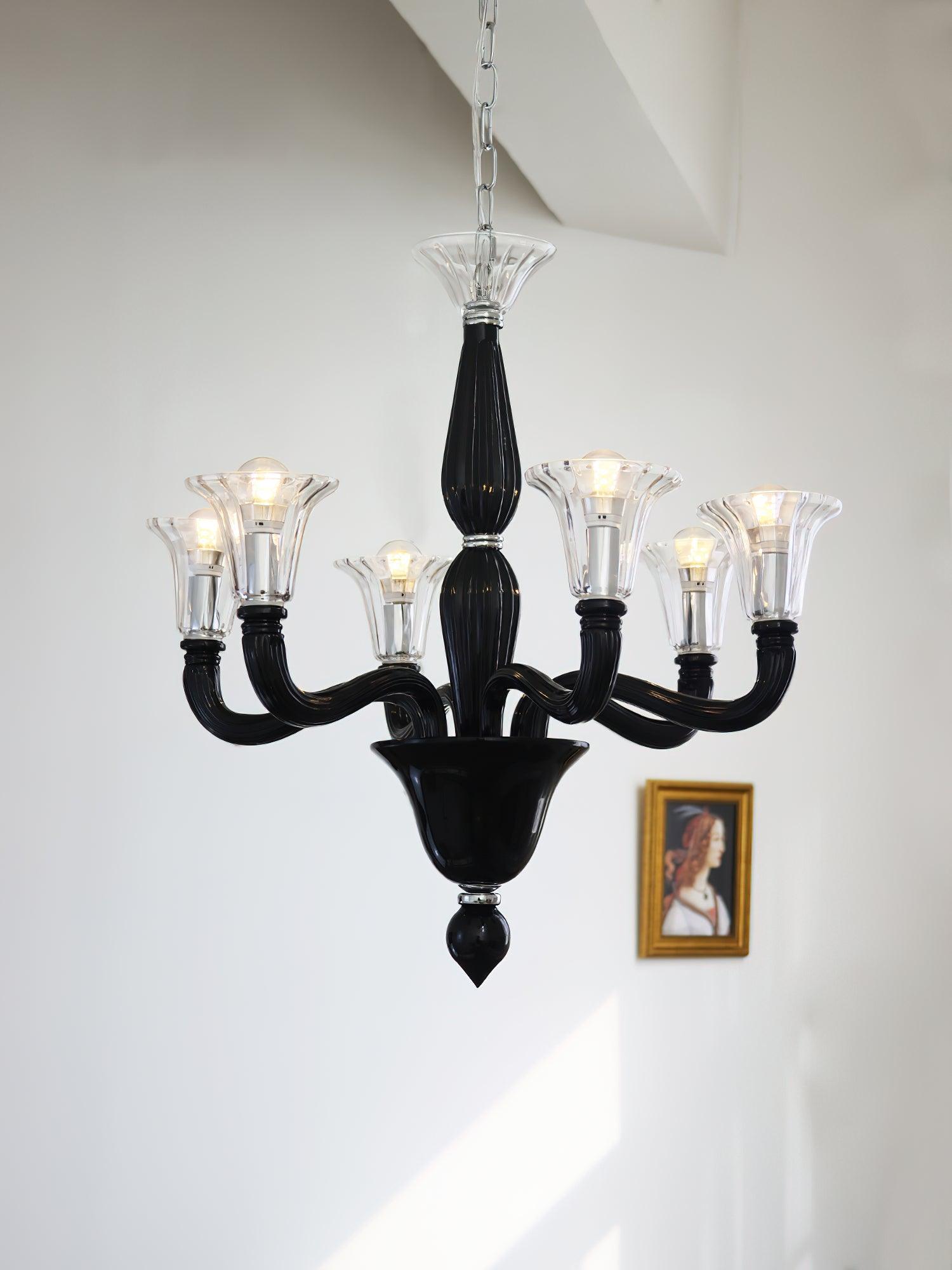 Murano Candle Chandelier - Lumpaz