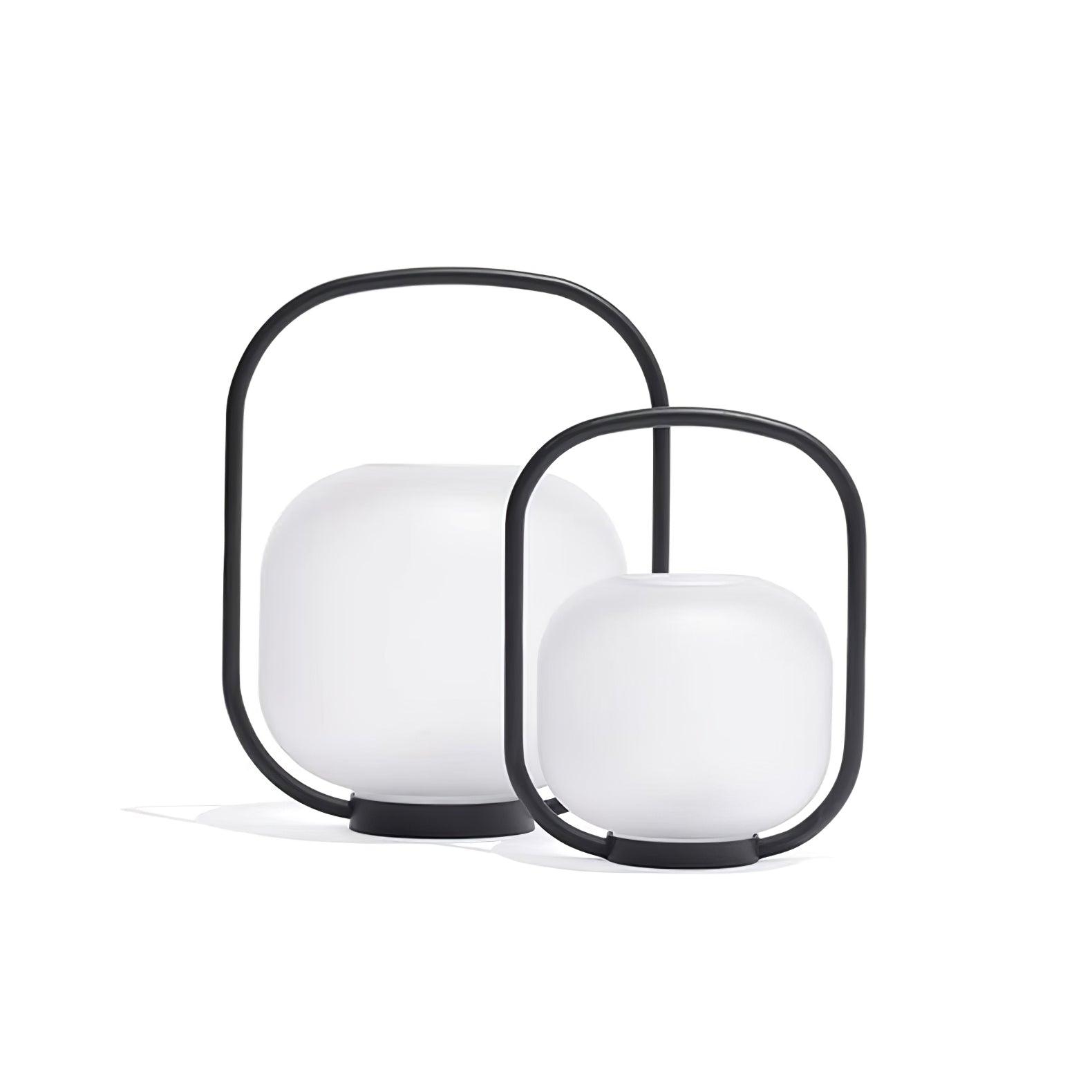 Portable Lantern Outdoor Table Lamp with Solar Panel - Lumpaz