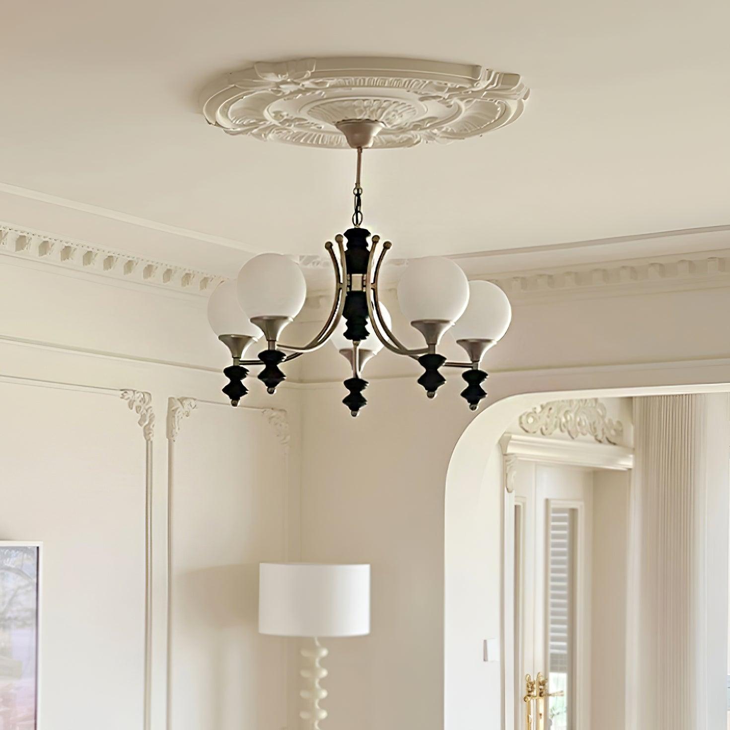 Tina Wooden Chandelier - Lumpaz