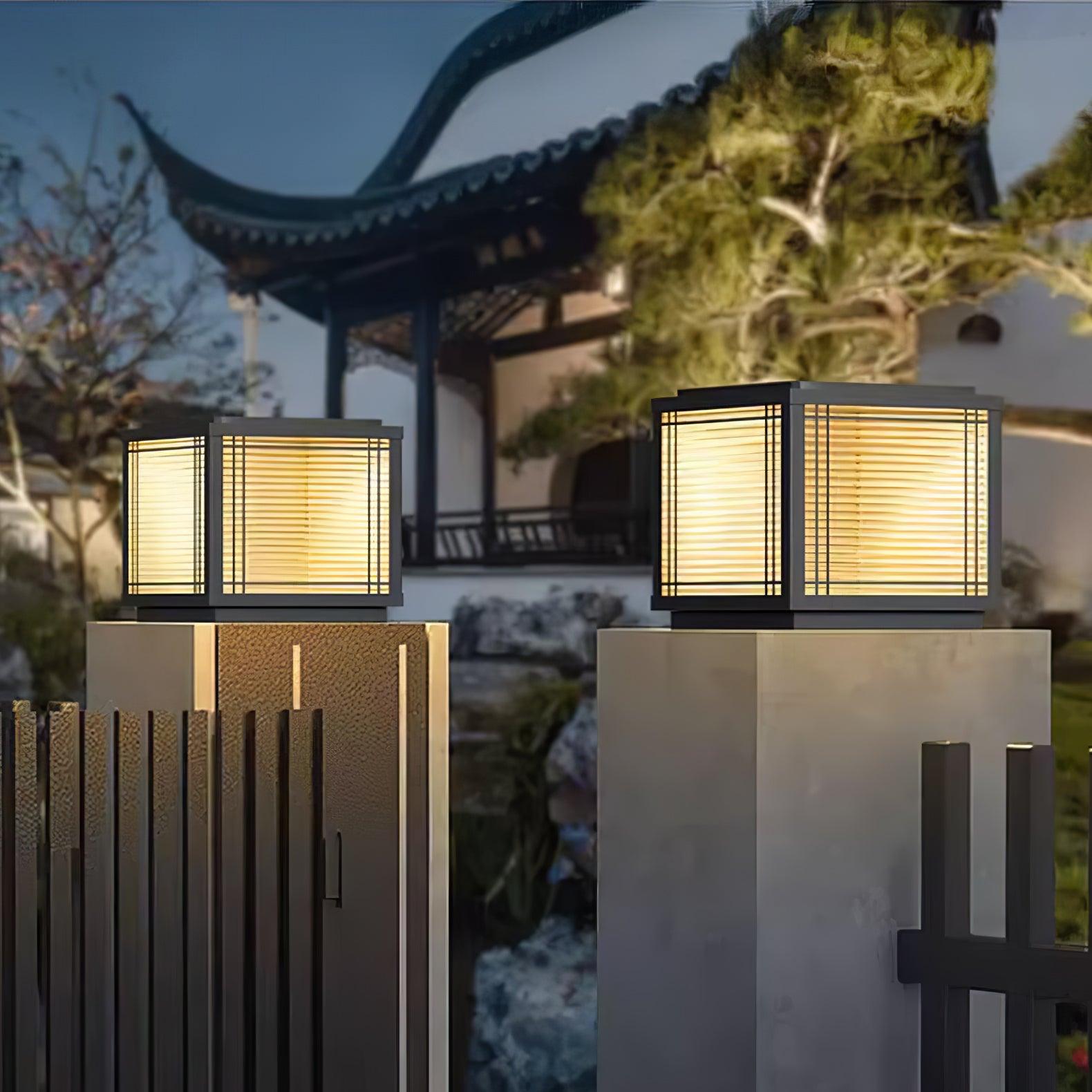 Deck Solar Outdoor Post Light - Lumpaz