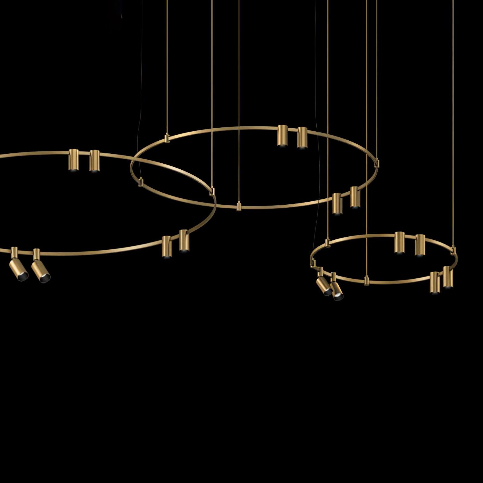 Auroom Round Chandelier - Lumpaz