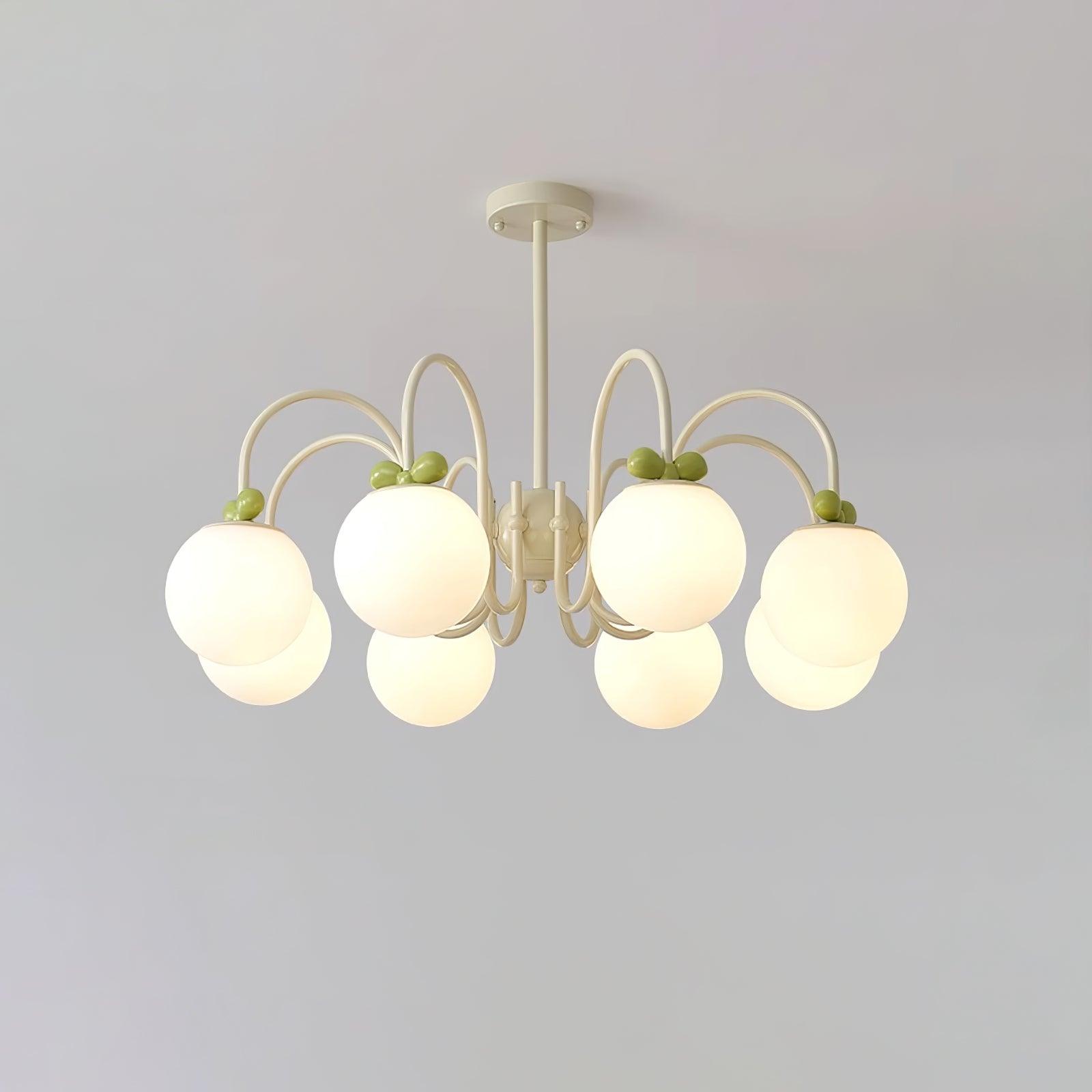 Cream Cherry Chandelier - Lumpaz