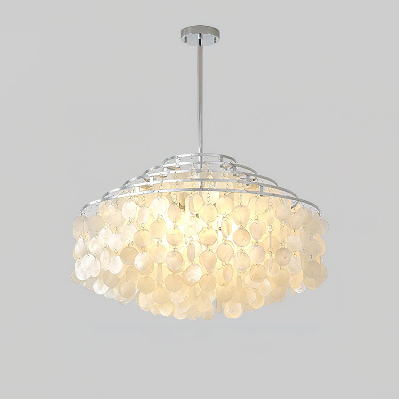 Round Shell Chandelier B - Lumpaz