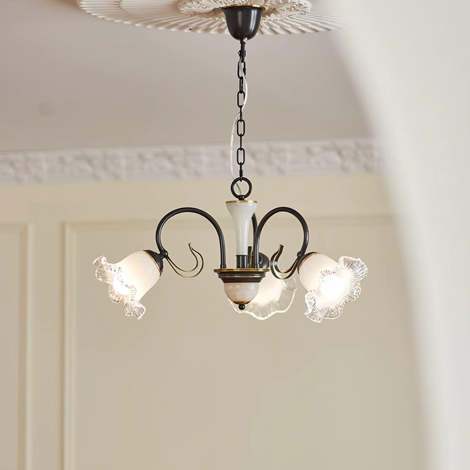 Luce Black Chandelier - Lumpaz