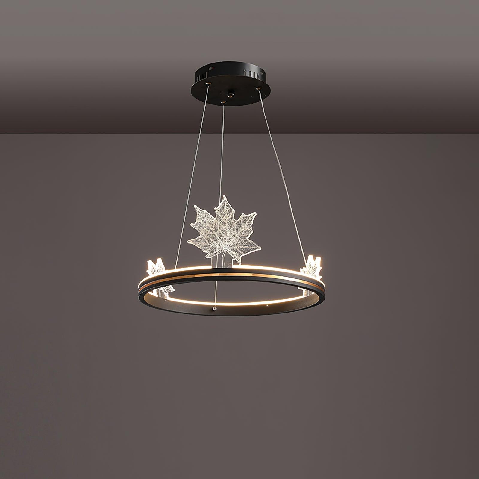 Ion Leaf Chandelier - Lumpaz