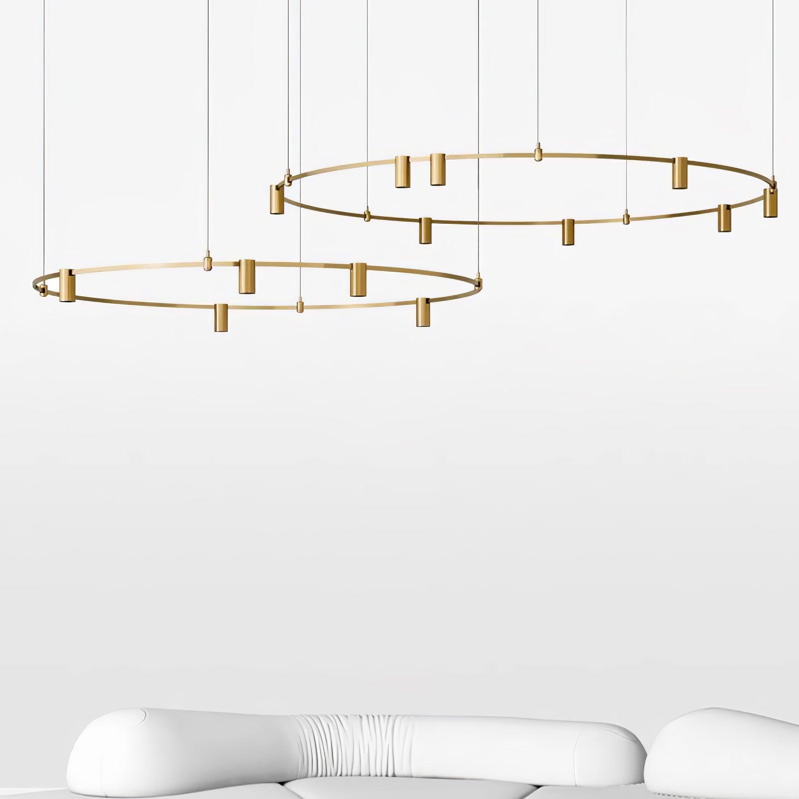 Auroom Round Chandelier - Lumpaz