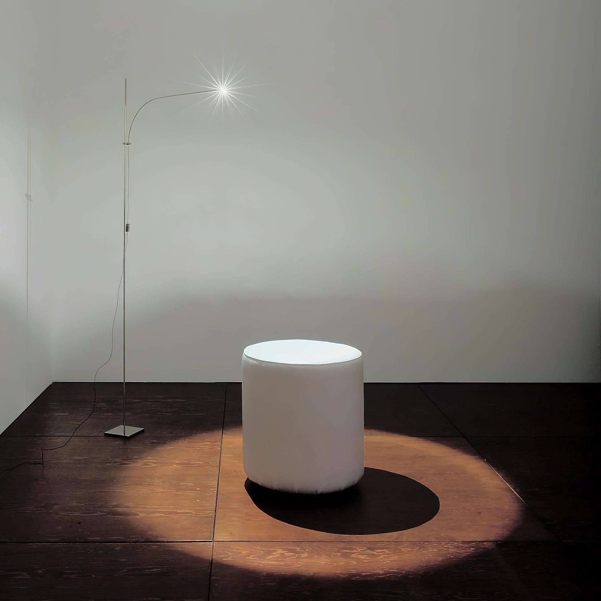 Metal Body Graceful Floor Lamp - Lumpaz