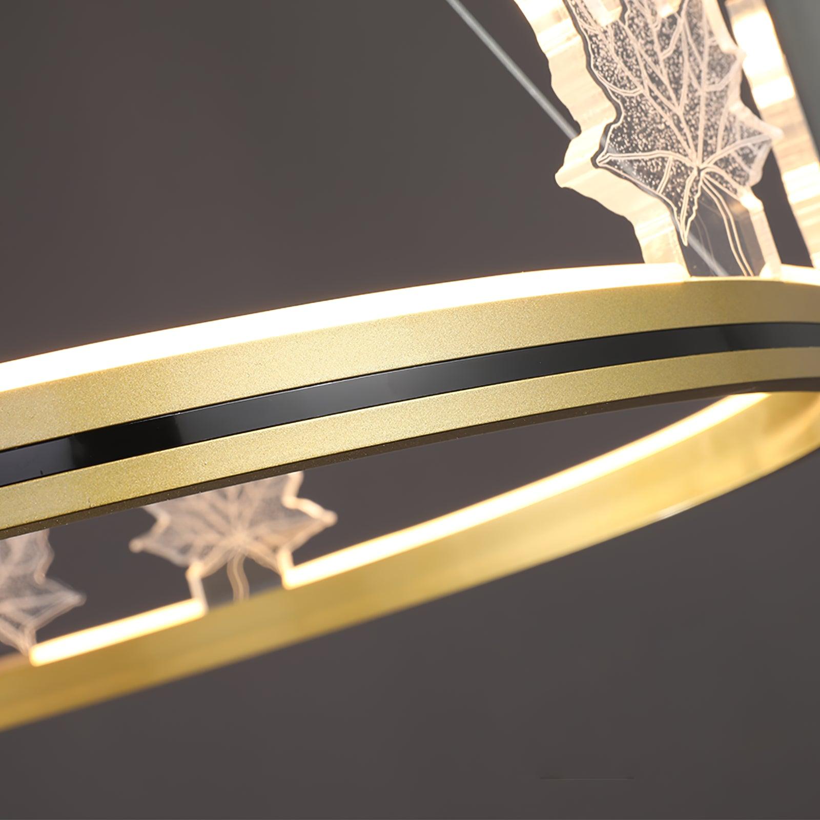 Ion Leaf Chandelier - Lumpaz