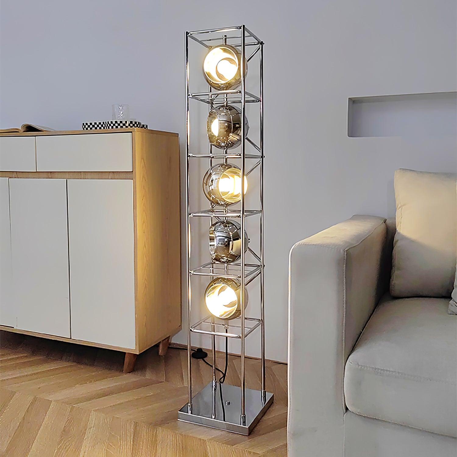 Tower of Spheres Floor Lamp - Lumpaz