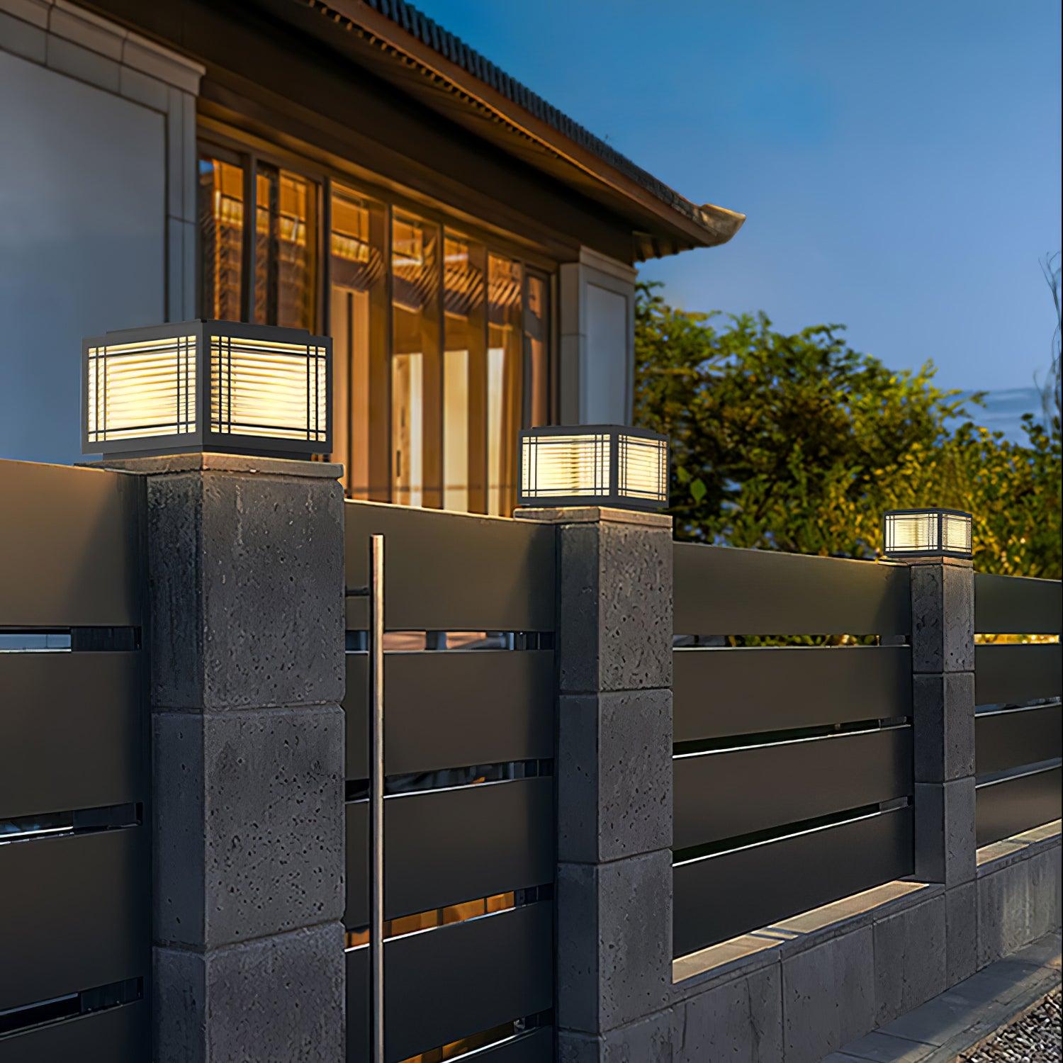 Deck Solar Outdoor Post Light - Lumpaz