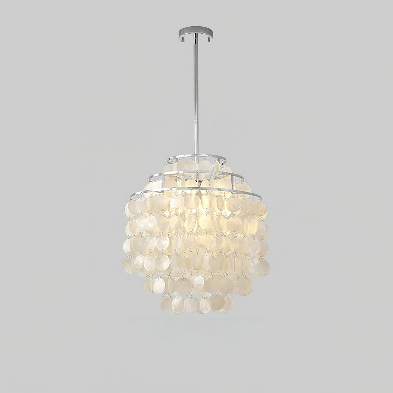 Round Shell Chandelier B - Lumpaz