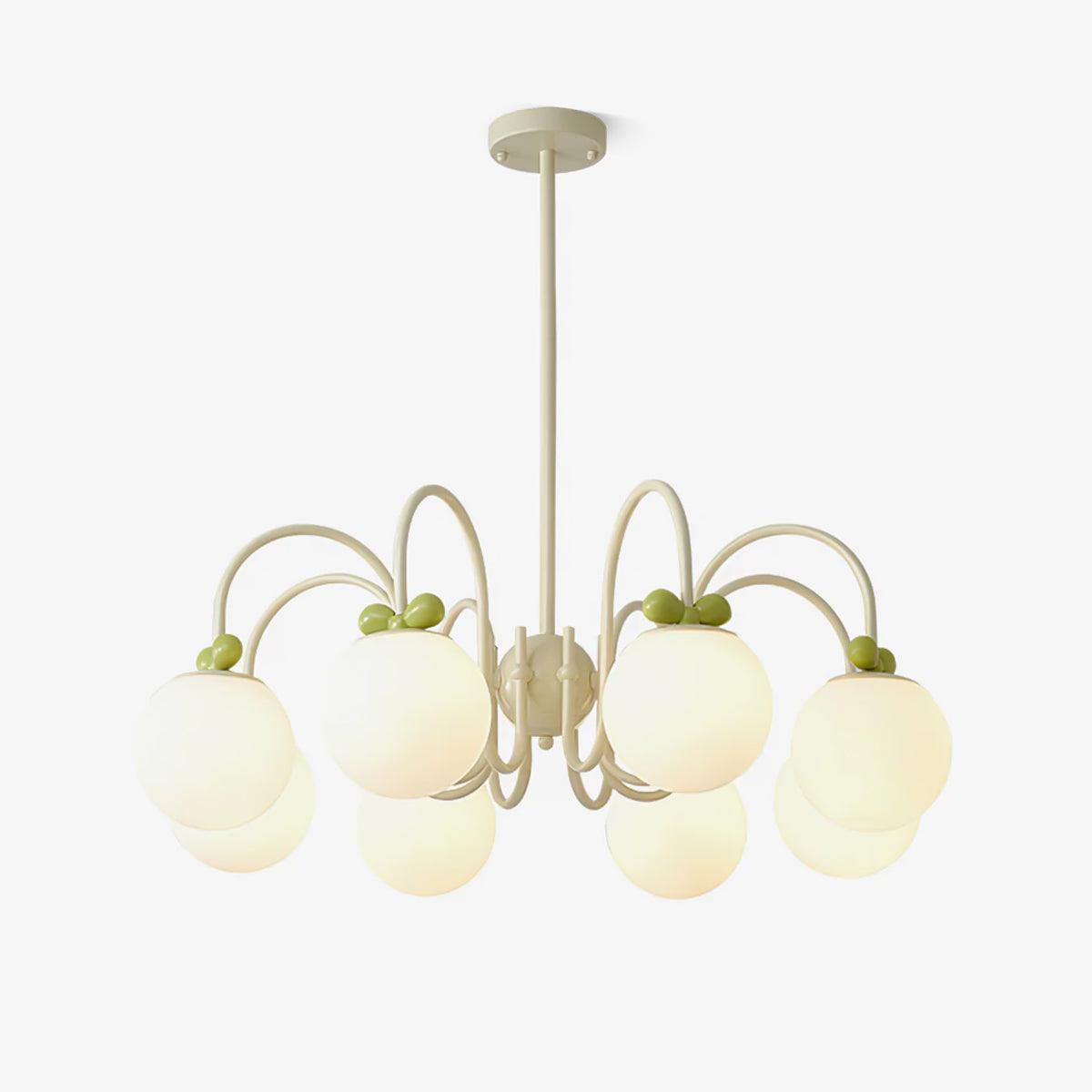 Cream Cherry Chandelier - Lumpaz