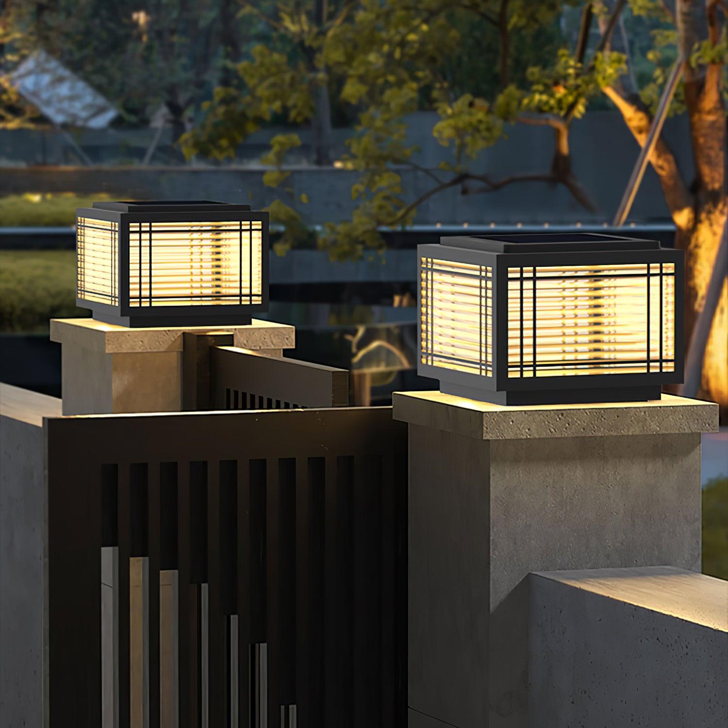 Deck Solar Outdoor Post Light - Lumpaz
