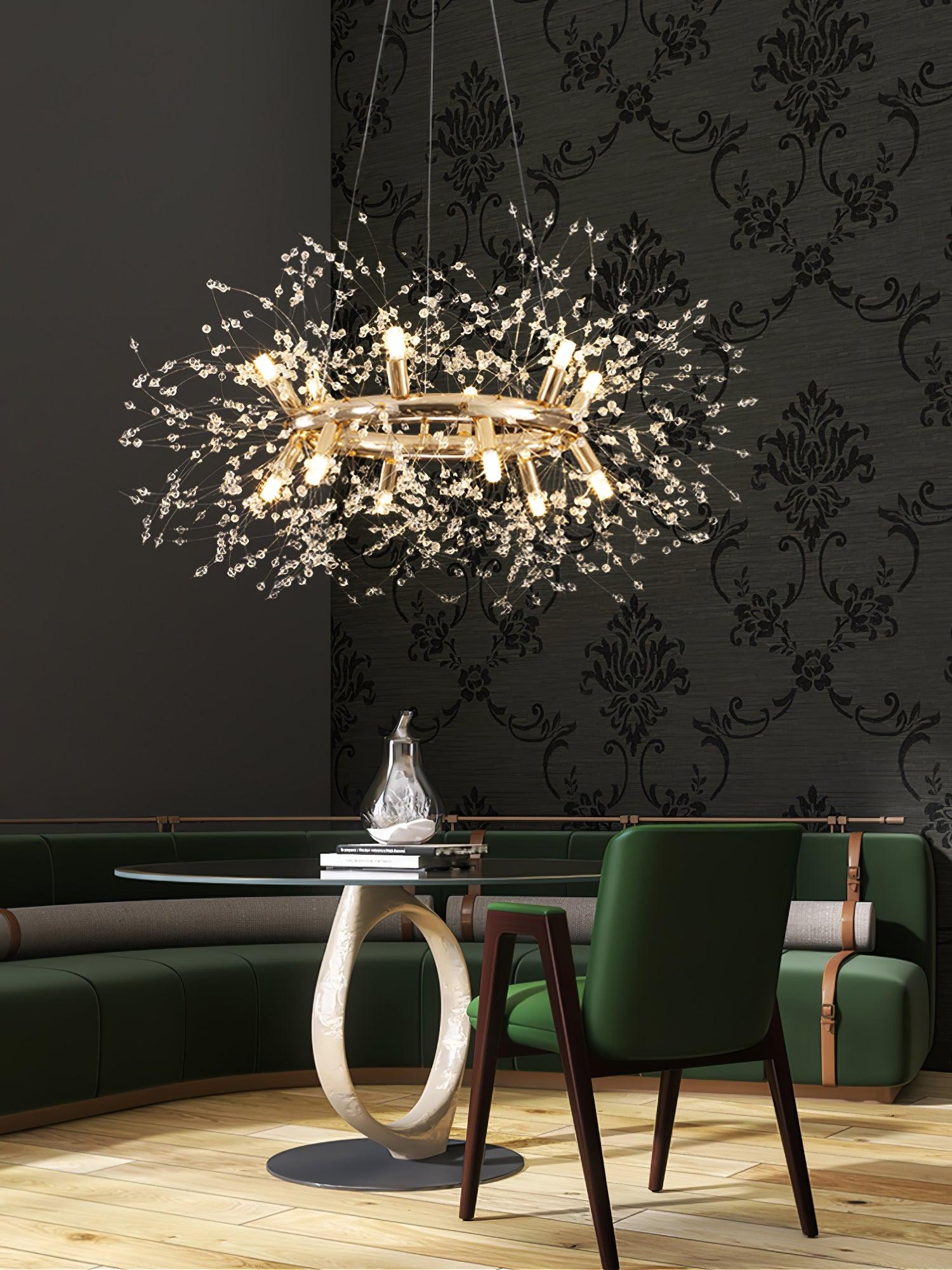 Dandelion Round Chandelier - Lumpaz