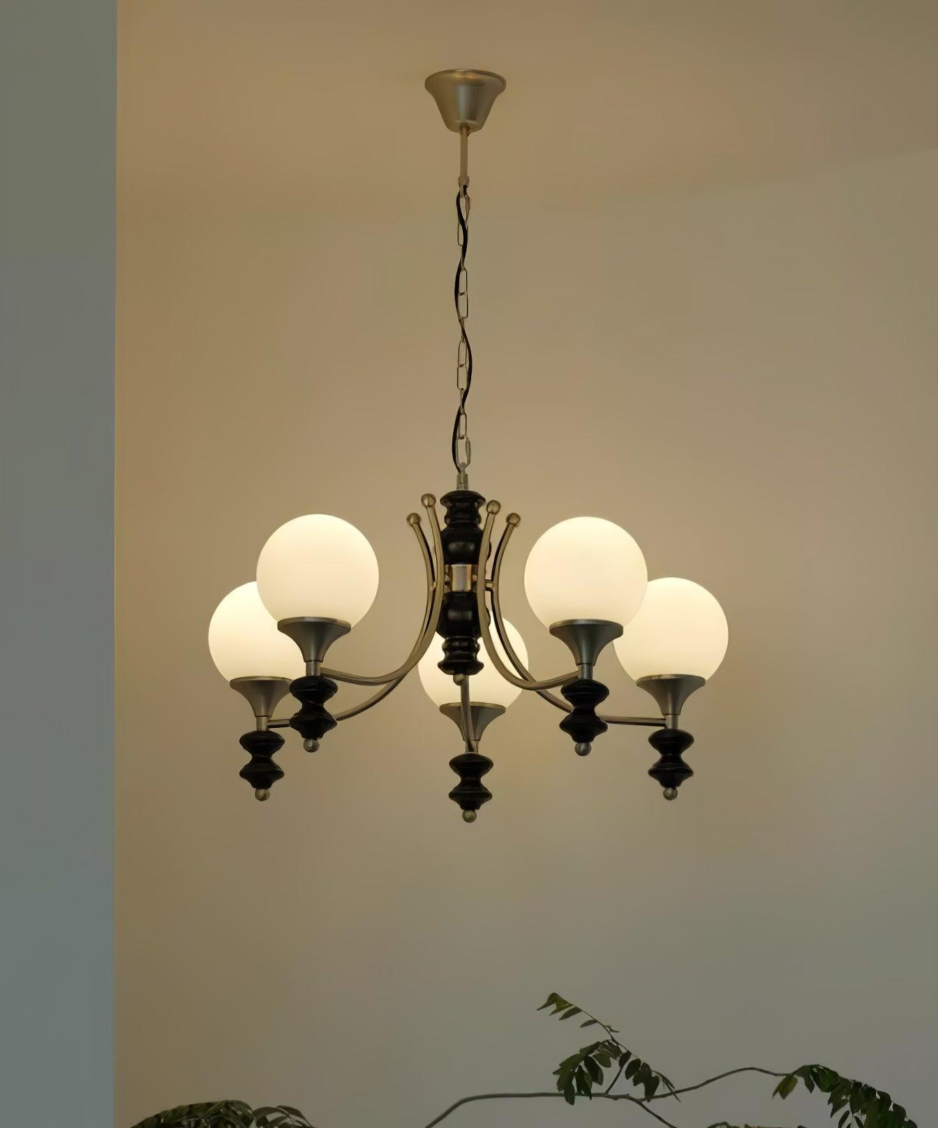 Tina Wooden Chandelier - Lumpaz