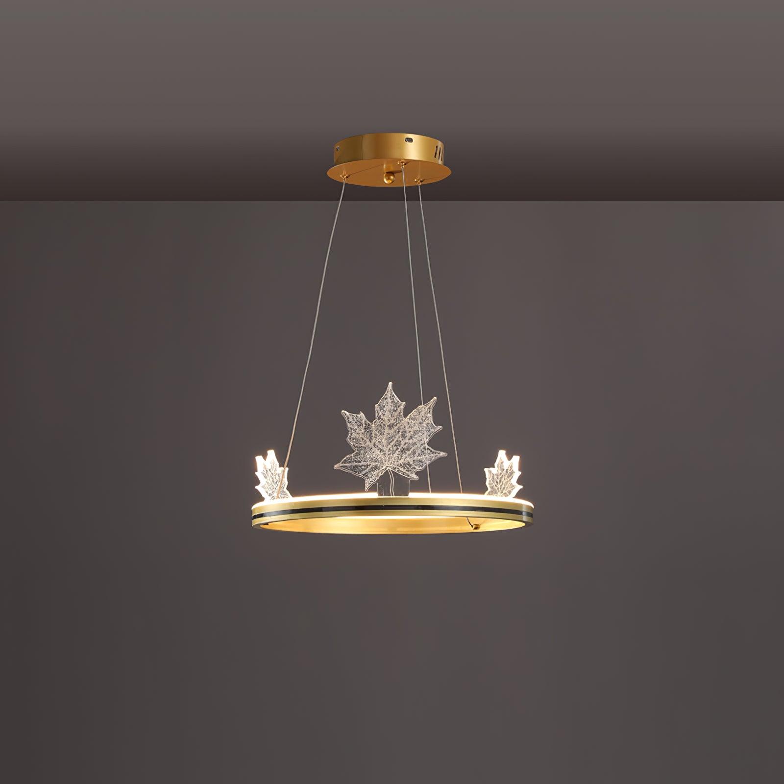 Ion Leaf Chandelier - Lumpaz