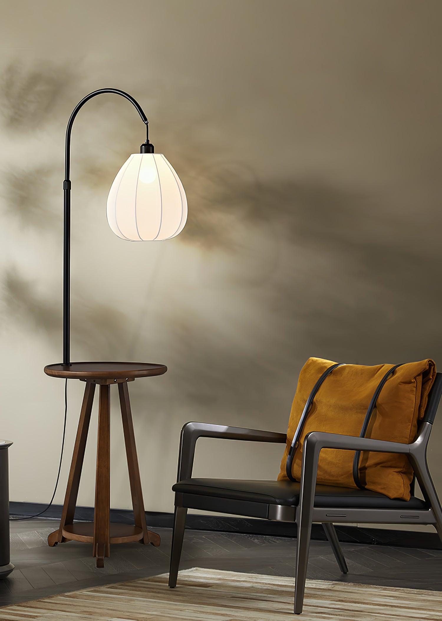 Arc Side Table Floor Lamp - Lumpaz