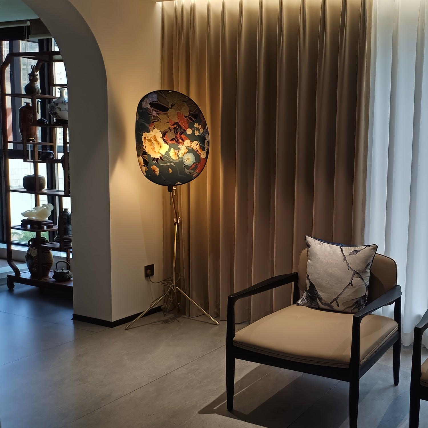 Floral Nocturne Floor Lamp - Lumpaz