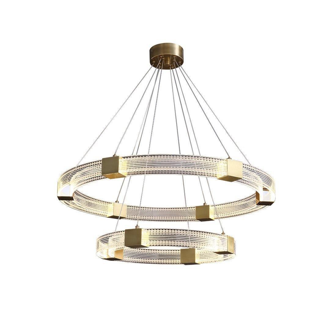 Parallel Ring LED Chandelier - Lumpaz