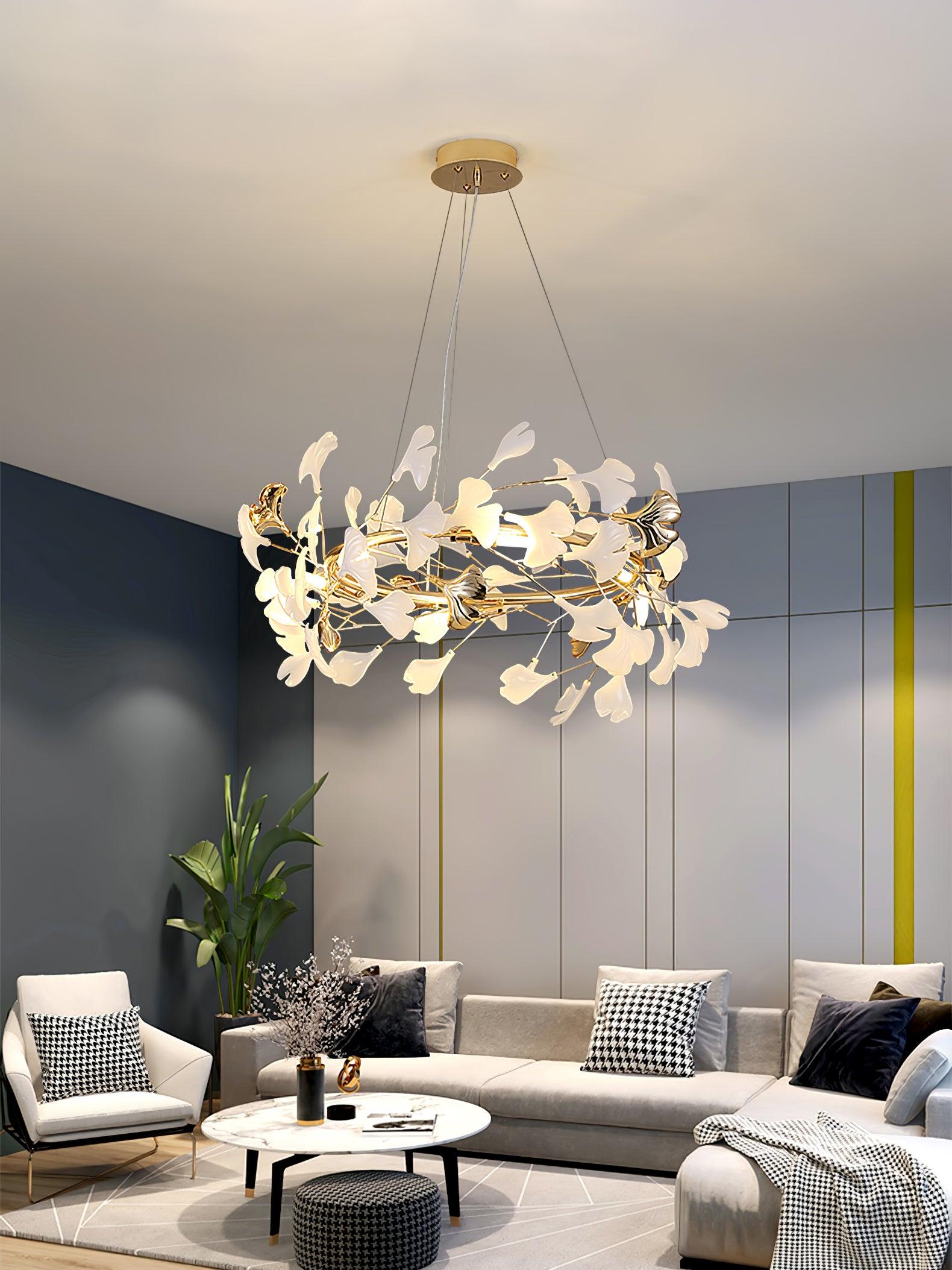 Gingko Chandelier T - Lumpaz