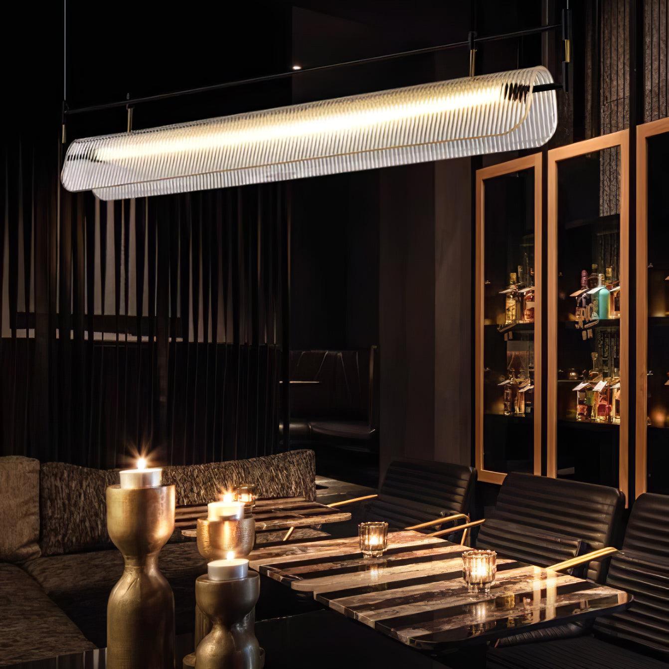 Linear Strip Chandelier - Lumpaz