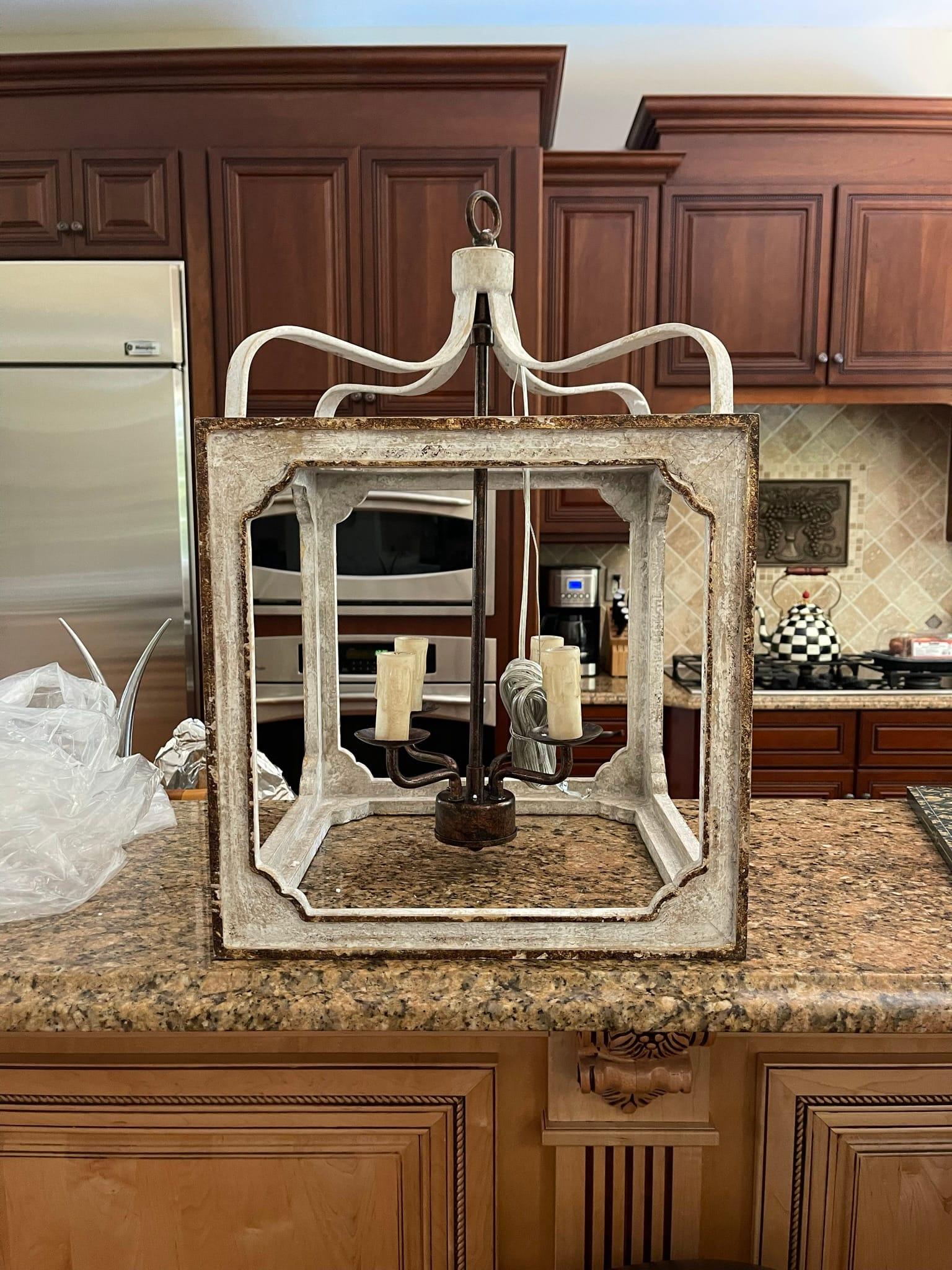 Boho Rustic Cube Chandelier - Lumpaz