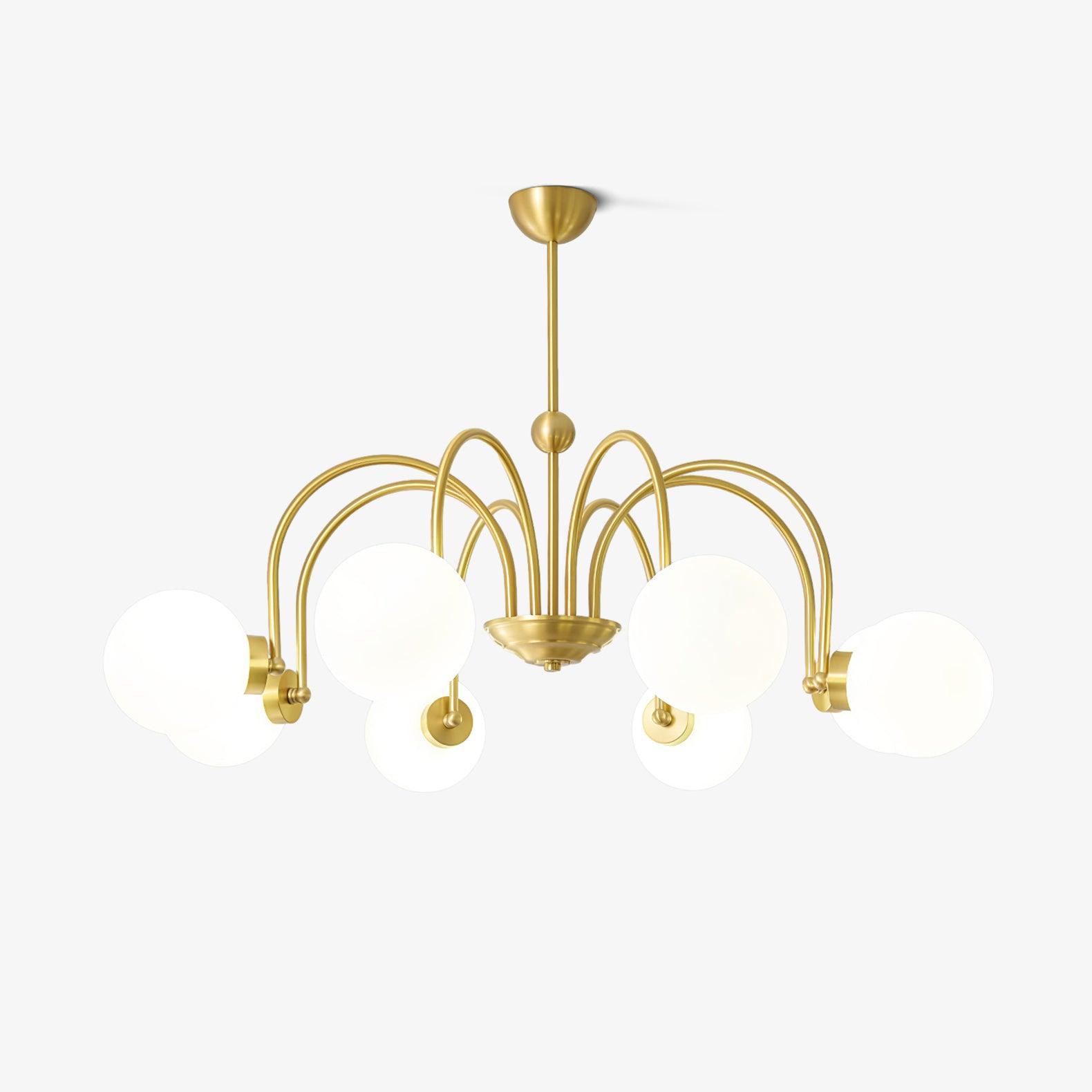 Yisu Brass Chandelier - Lumpaz