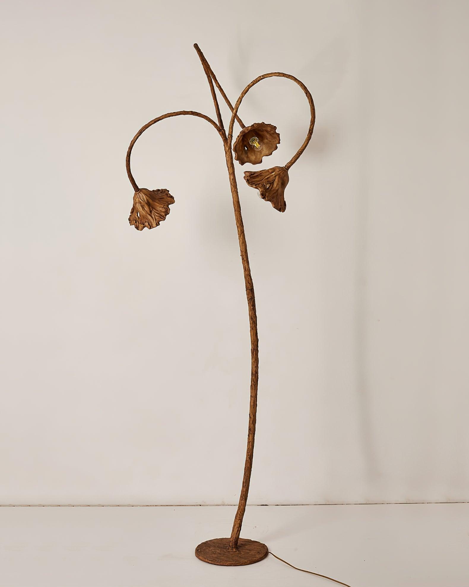 Artistic Lotus Leaf Floor Lamp - Lumpaz