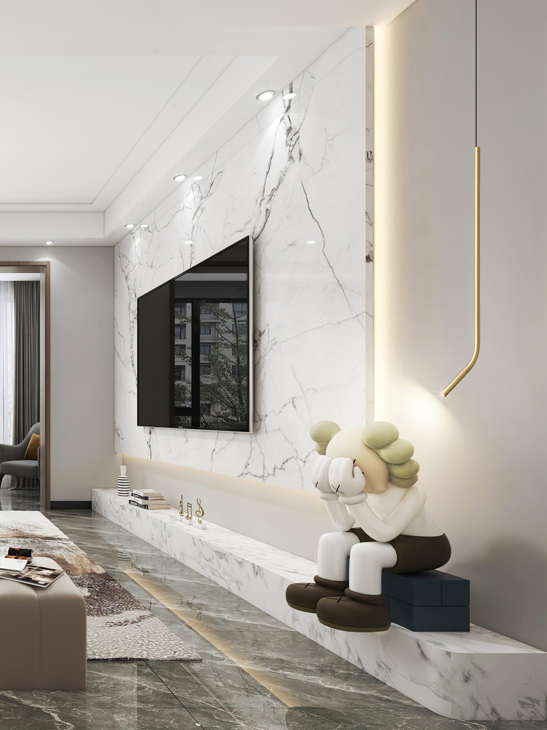 Bending Line Pendant Lamp - Lumpaz